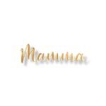 Akryl Mirror gold cupcake topper - Mamma