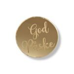 Akryl Mirror gold cupcake topper - God Påske