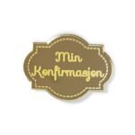 Cupcake topper - Min konfirmasjon