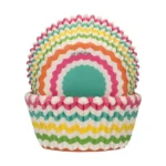 FunCakes Colourful chevron Muffinsformer pk/48
