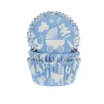 House of Marie - Baby blue Muffinsformer pk/50