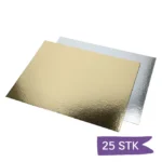 Kakeunderlag 40 x 30 cm 0.1 mm tykk - 25 stk