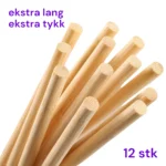 Bamboo Dowel Rods 60 cm x 10 mm - pk/12