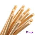 Bamboo Dowel Rods 20 cm x 7 mm - pk/12