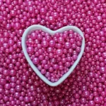 Kakestrø Perler - melange plum