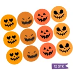 Spiselig wafer cupcake topper - Gresskar - 12 stk