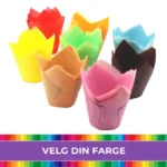Muffinsform Tulip - 50 stk