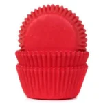 House of Marie - Mini Muffinsformer – rød – pk/60