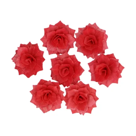 FunCakes Spiselige Blomster Rosalia - rød - pk/15