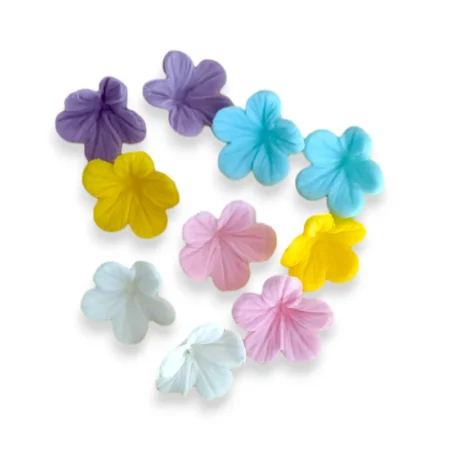 Spiselig blomster - fondant - 12 stk