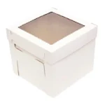 Ekstra solid kakeeske med vindu - 35x35x15 cm
