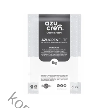 Azucren Elite Fondant - 2.5kg - hvit