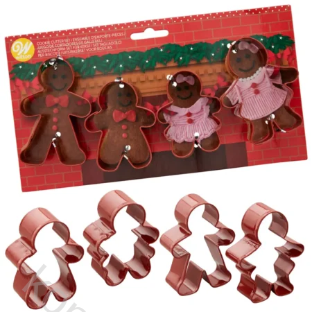 Wilton Pepperkakeformer Familie  – 4 deler