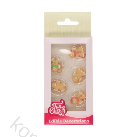 FunCakes Spiselig pynt Pepperkakefigurer - pk/8
