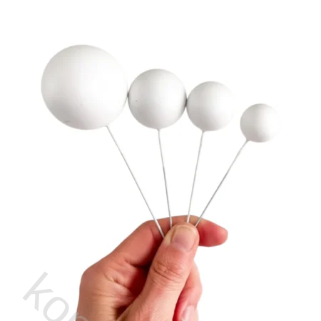 Azucren Kuler kaketopper - 20 stk - Hvit