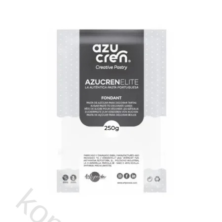 Azucren Elite Fondant - 250g - hvit