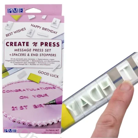 PME Create N Press Message Set - Preger bokstavstempel