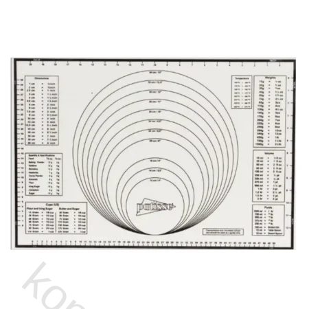 Patisse Silikon Bakematte - 60cm x 40cm
