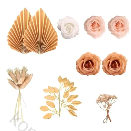 Kaketopp Blomster sett 11 stk