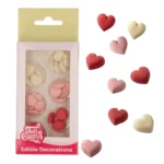 FunCakes Spiselig sukkerpyntr Små Hjerter – pk/30