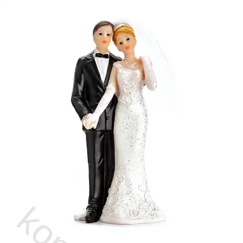 PF14 PartyDeco Brudepar Figur - Newlyweds - 11 cm - Bilde 1