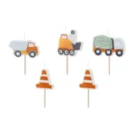 PartyDeco Kakelys Byggeplass mix pk/5