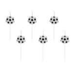 PartyDeco Kakelys fotball baller pk/6