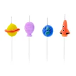 PartyDeco Kakelys Space mix pk/4