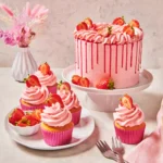 FunCakes Mix for Enchanted Cream 450g - Jordbær - Bilde 2