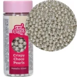 FunCakes Choco crisps - Metallic Silver - 60g