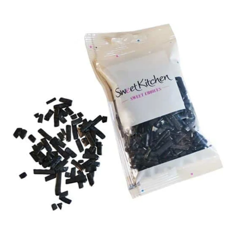 SW222 Sweet Kitchen Strøssel Salt lakris flak 40g - Bilde 1