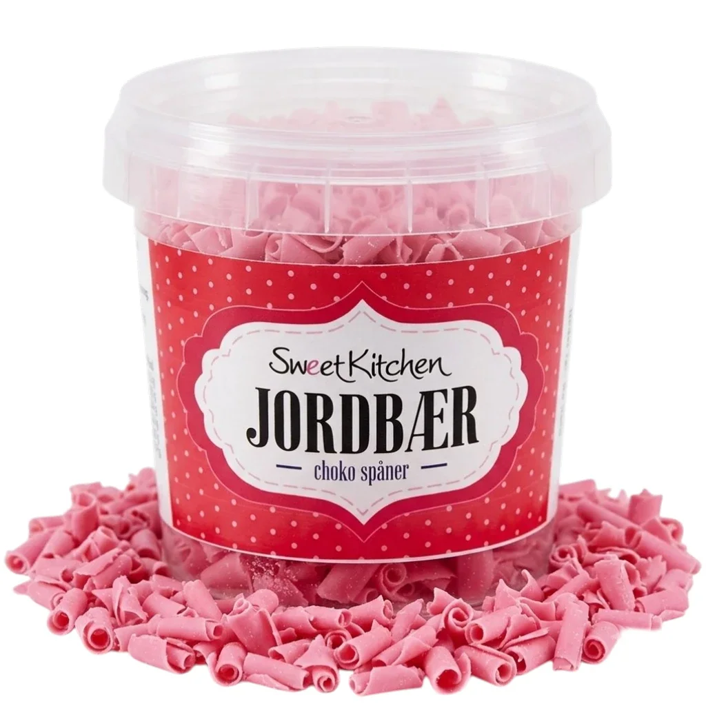 SW527 Sweet Kitchen Jordbær sjokoladeflak 35g - Bilde 1