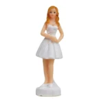 Konfirmant figur jente - 10,5 cm - lyshåret