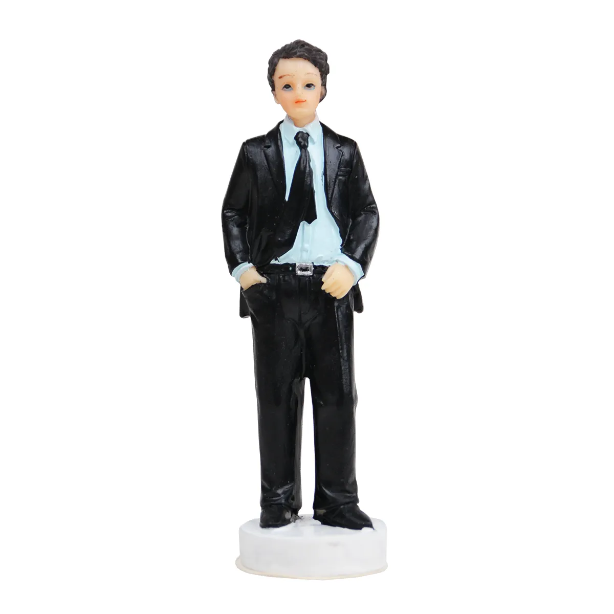 SW613-1 Konfirmant figur gutt - 10,5 cm - brunhåret - Bilde 1