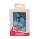 FunCakes Spiselig blomst i wafer - Orkide - pk/10 blå - Bilde 2