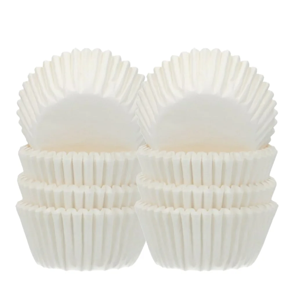 F84530 FunCakes MINI Hvite Muffinsformer pk/500 - Bilde 1