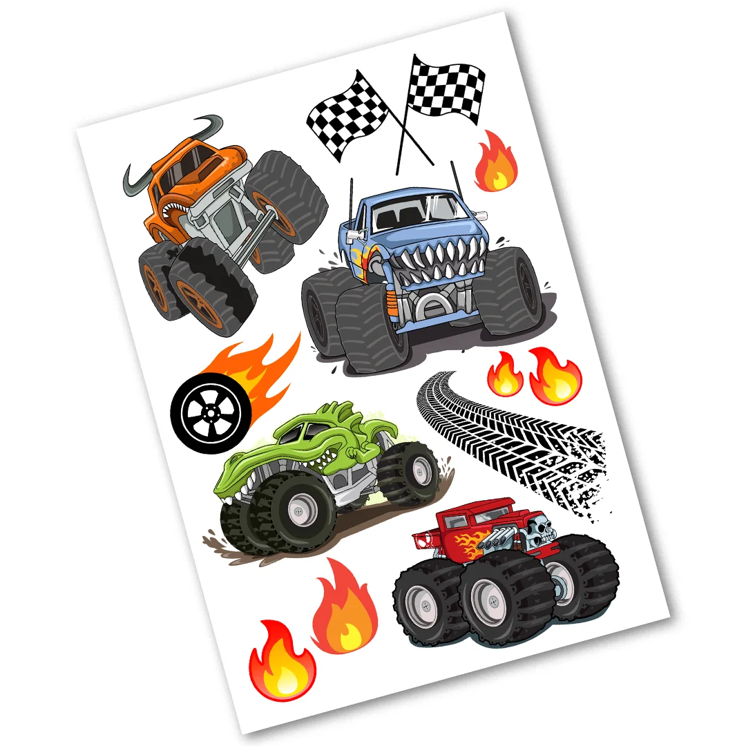 SPI046 - Spiselig kakepynt - Monstertruck Spiselig kakepynt - Monstertruck - Bilde 1