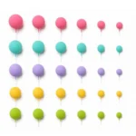 Azucren Kuler kaketopper - 32 stk - Miks Pastel