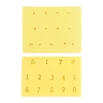PME Fun Fonts - Tall og Spesialtegn - Collection 2 - 31 deler - Bilde 2