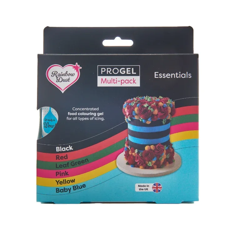 RBD7466_2 ProGel pastafarge multipack essential sett 6 farger - Bilde 1
