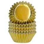 Azucren Mini Muffinsformer Metallisk Gull – 50 stk