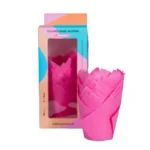 Azucren Tulipan Muffinsformer Rosa – 50 stk