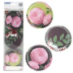 PME Floral Muffinsformer med Foliefôring – 60 stk