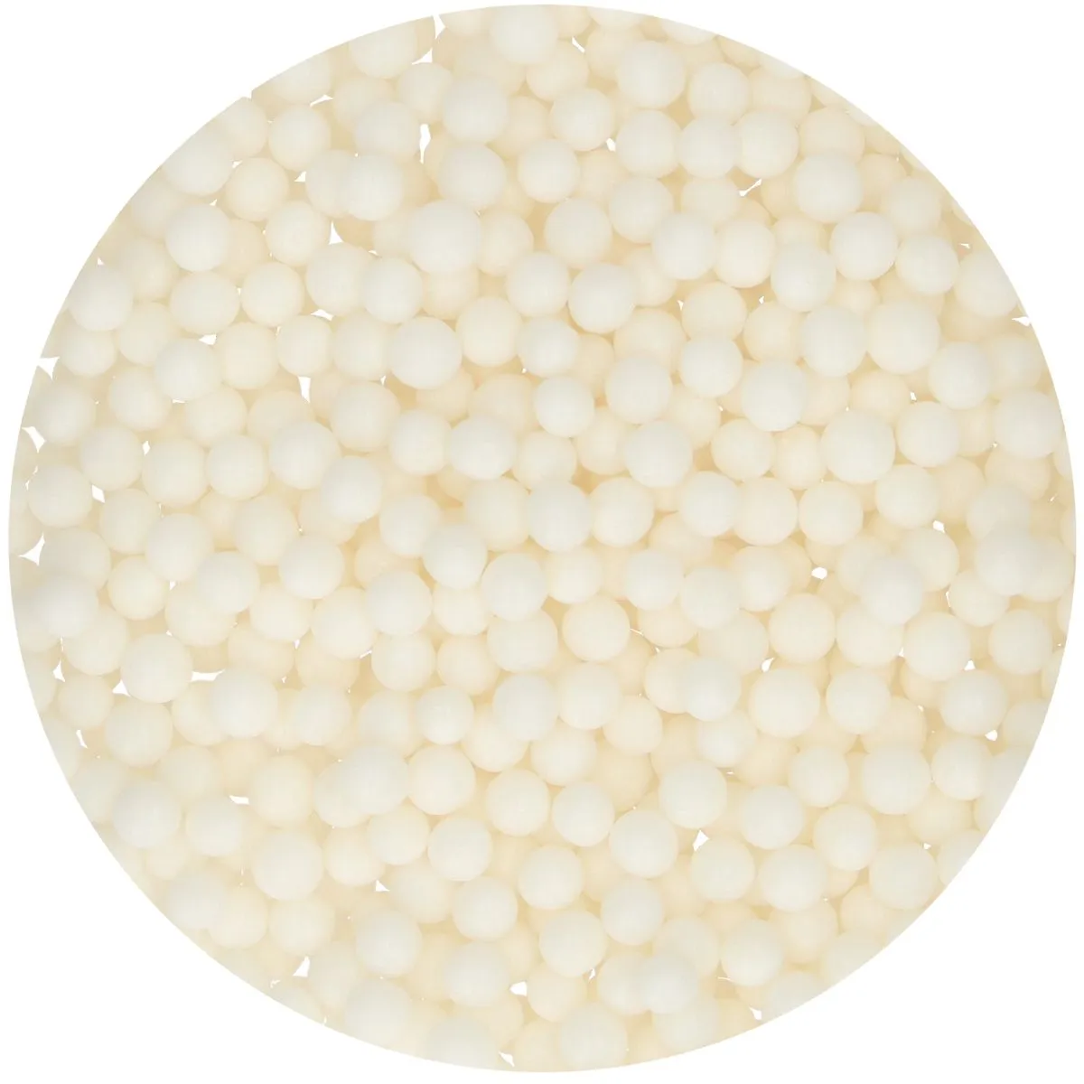 F51810 FunCakes Myke Perler Medium White - 60g - Bilde 1