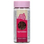 FunCakes Kakestrø Brown Letters - 70g
