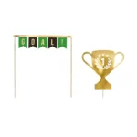 PartyDeco Kaketoppere Fotball – 2 stk