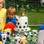 PartyDeco Kaketoppere Fotball – 2 stk - Bilde 2