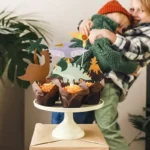 PartyDeco Kaketoppere Dinosaurer – 6 stk - Bilde 2