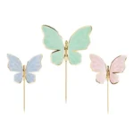 PartyDeco Kaketoppere Sommerfugler – 9 stk