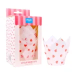 PME Tulipan Muffinsformer Love Hearts – 24 stk